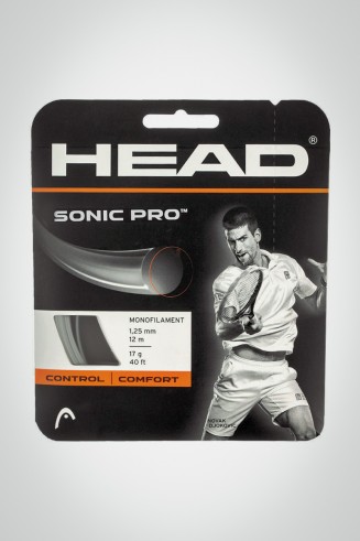 Теннисные струны Head Sonic Pro 125 / 17 - 12 м (белые)