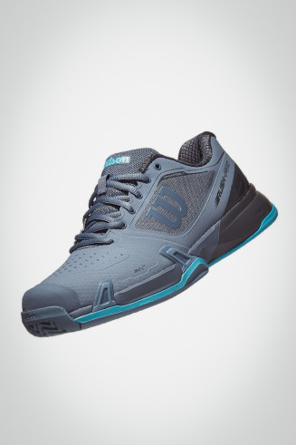 Мужские кроссовки для тенниса Wilson Rush PRO 2.5 (серые / синие)