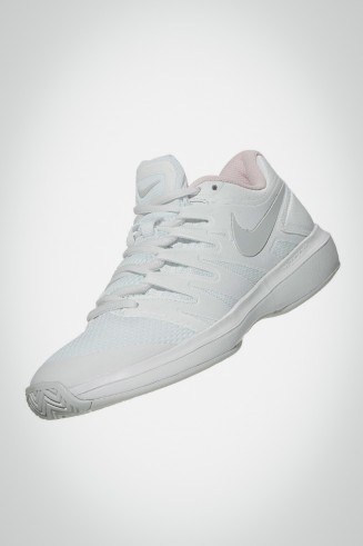 Женские кроссовки для тенниса Nike Air Zoom Prestige (белые / розовые)