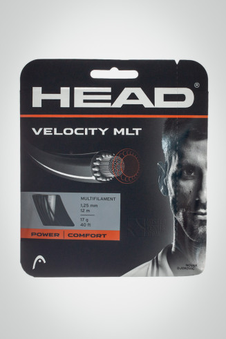 Теннисные струны Head Multipower Velocity 125 / 17 - 12 м (черные)