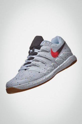 Мужские кроссовки для тенниса Nike Air Zoom Vapor X (белые / малиновые)