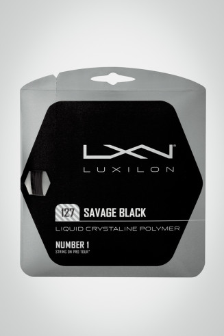 Теннисные струны Luxilon Savage 127 / 16 - 12 м (черные)