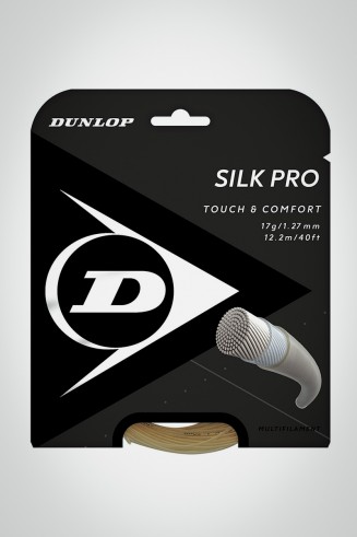 Теннисные струны Dunlop Silk Pro 127 / 17 - 12 м (естественные)