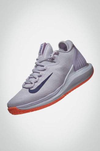 Женские кроссовки для тенниса Nike Air Zoom Zero (фиолетовые / оранжевые)