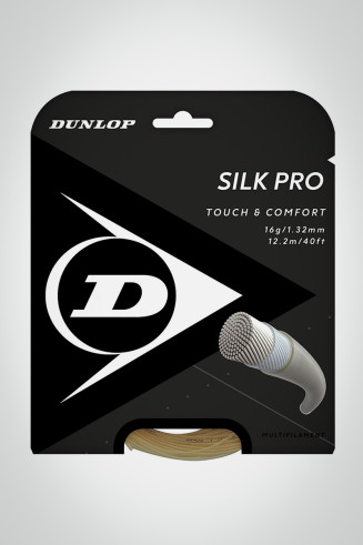 Теннисные струны Dunlop Silk Pro 132 / 16 - 12 м (естественные)