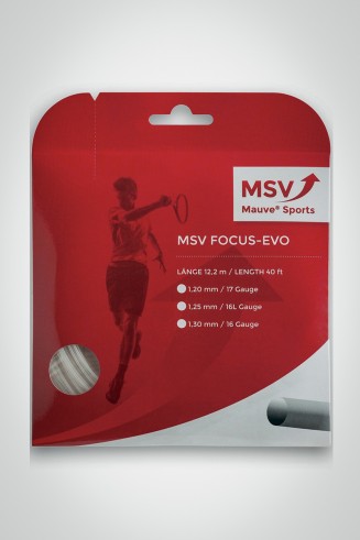 Теннисные струны MSV Focus-Evo 130 / 16 - 12 м (белые)