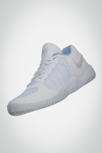Женские кроссовки для тенниса Nike Flare 2 HC (белые / серебристые)