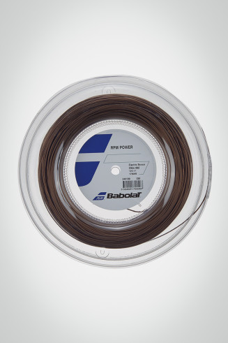 Теннисные струны Babolat RPM Power 125 / 17 - 200 м (коричневый)