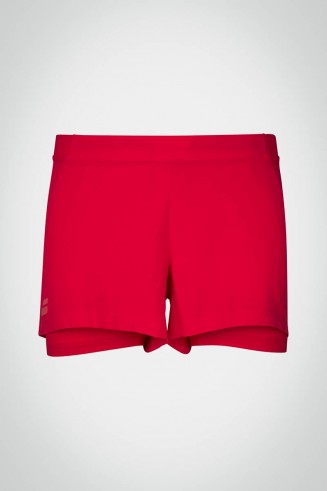 Женские теннисные шорты Babolat Exercise (красные)
