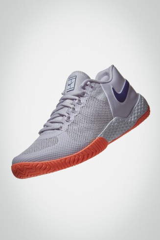 Женские кроссовки для тенниса Nike Flare 2 QS (фиолетовые / оранжевые)