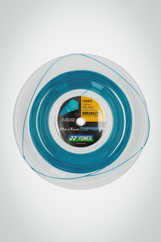 Теннисные струны Yonex Poly Tour Spin 125 / 16l - 200 метров (голубые)