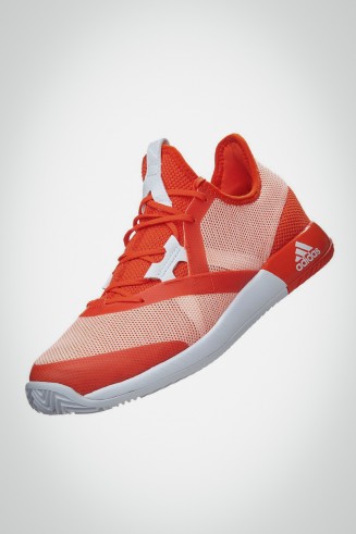 Женские кроссовки для тенниса Adidas Defiant Bounce (оранжевые / белые)