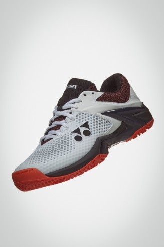 Мужские кроссовки для тенниса Yonex Power Cushion Eclipsion 2 Clay (белые / оранжевые)