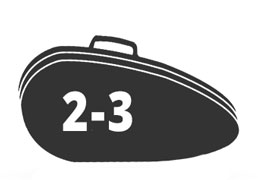 Теннисные сумки на 2-3 ракетки
