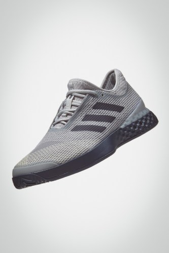 Мужские теннисные кроссовки adidas Adizero Ubersonic 3 (серые / синие)