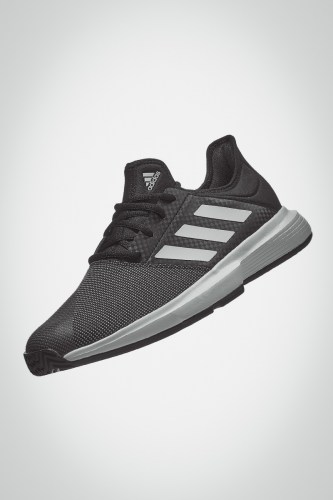 Мужские теннисные кроссовки adidas GameCourt (черные / белые)