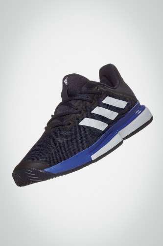 Мужские теннисные кроссовки adidas SoleMatch Bounce (черные / синие)