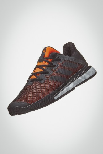 Мужские теннисные кроссовки adidas SoleMatch Bounce (черные / оранжевые)