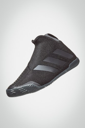 Женские теннисные кроссовки Adidas Stycon Clay (черные / серые)