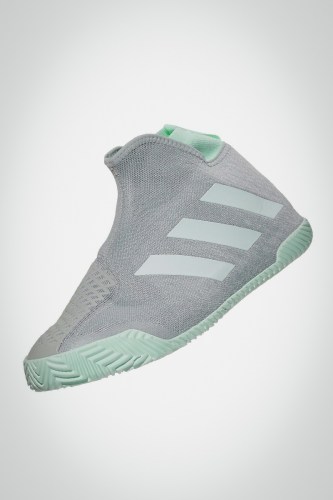 Мужские теннисные кроссовки adidas Stycon (серые / белые / салатовые)