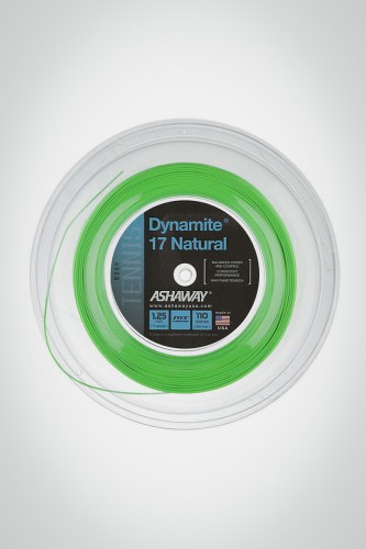 Струны для большого тенниса Ashaway Dynamite 17 110 метров (зеленые)