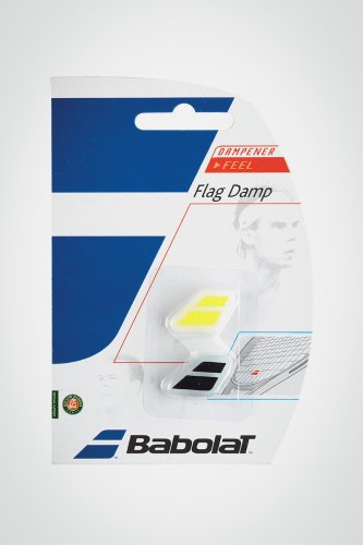 Купить Виброгаситель Babolat Flag Damp X2 (черный / желтый)
