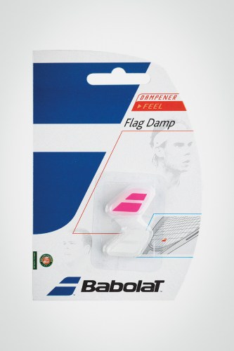 Купить виброгаситель Babolat Flag Damp X2 (белый / розовый)