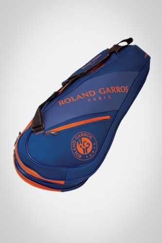 Купить теннисную сумку Babolat French Open x3 (синяя / оранжевая)