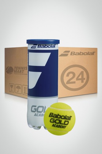 Коробка мячей для большого тенниса Babolat Gold Academy (24 банки)
