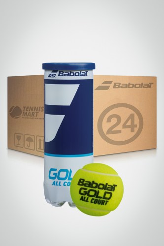 Коробка мячей для большого тенниса Babolat Gold All Court (24 банки)