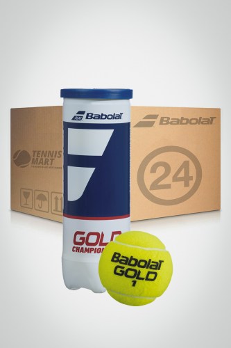 Коробка мячей для большого тенниса Babolat Gold Championship (24 банки)