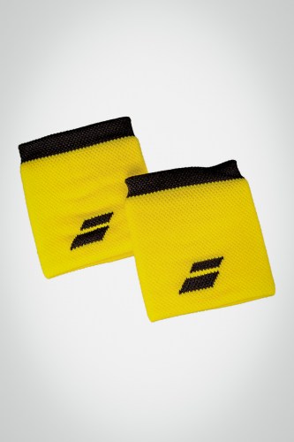 Купить напульсники Babolat Logo (желтые / черные) 