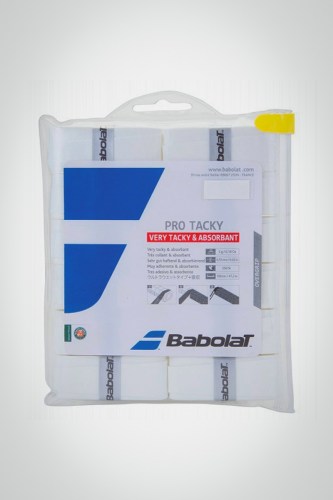 Купить овергрип Babolat Pro Tacky x12 (белый)