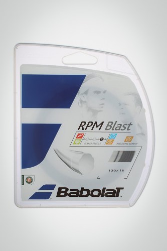 Струны для теннисной ракетки Babolat RPM Blast 130 / 16 - 12 метров (черные)