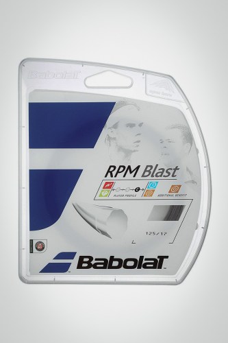 Струны для теннисной ракетки Babolat RPM Blast 125 / 17 - 12 метров (черные)