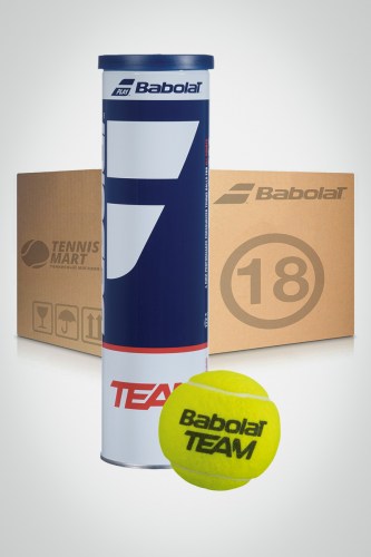 Коробка мячей для большого тенниса Babolat Team (18 банок)