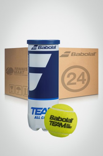 Коробка мячей для большого тенниса Babolat Team All Court (24 банки)