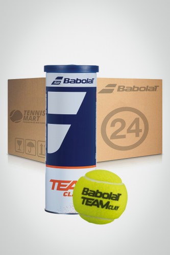 Коробка мячей для большого тенниса Babolat Team Clay (24 банки)