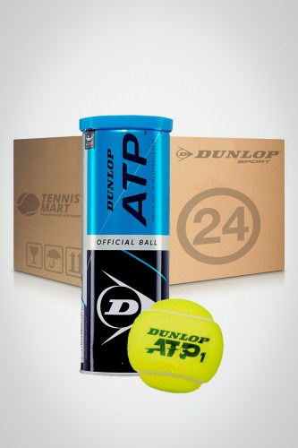 Коробка мячей для большого тенниса Dunlop ATP (24 банки)