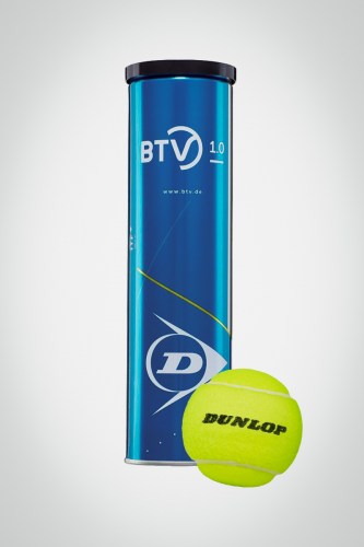 Мячи для большого тенниса Dunlop BTV 1.0 (4 мяча)