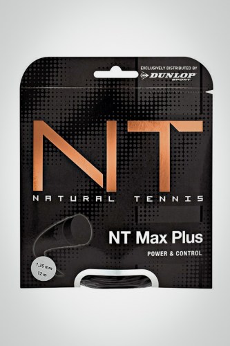 Струны для теннисной ракетки Dunlop NT Max Plus 125 - 12 метров (черные)
