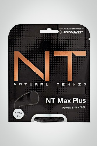 Струны для теннисной ракетки Dunlop NT Max Plus 130 - 12 метров (черные)