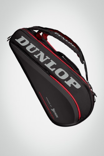 Теннисная сумка Dunlop Perfomance x9 (черная / красная)