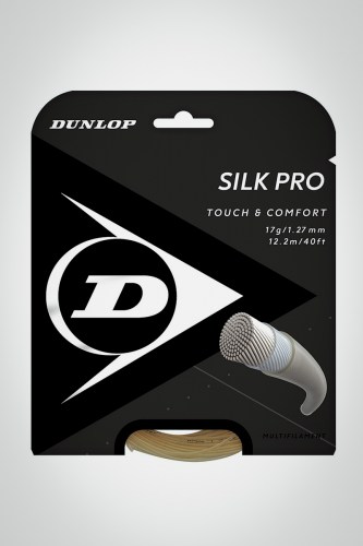 Струны для теннисной ракетки Dunlop Silk Pro 127 / 17 - 12 метров (естественные)