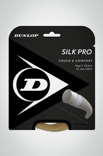 Струны для теннисной ракетки Dunlop Silk Pro 132 / 16 - 12 метров (естественные)