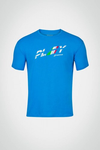 Мужская футболка для тенниса Babolat Exercise Country (синяя)