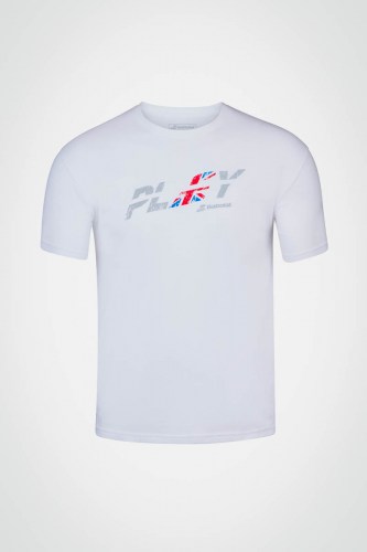 Мужская футболка для тенниса Babolat Exercise Country (белая)