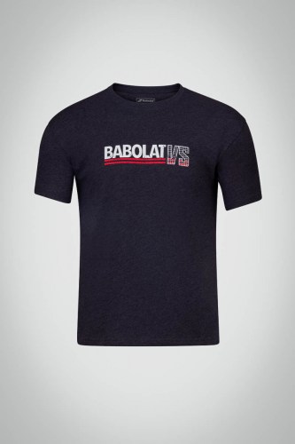 Мужская футболка для тенниса Babolat Exercise Vintage (черная)