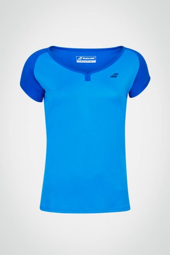 Женская футболка для тенниса Babolat Play (синяя)