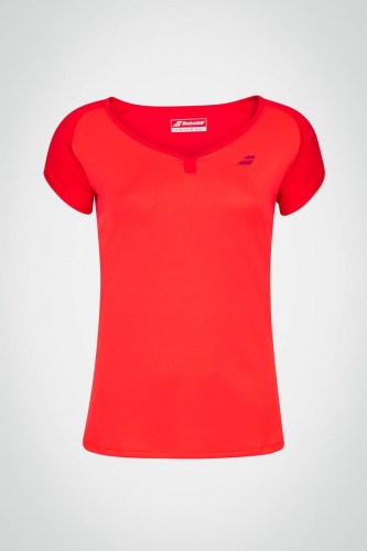 Женская футболка для тенниса Babolat Play (красная)